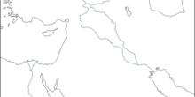 Mesopotamia mapa mudo