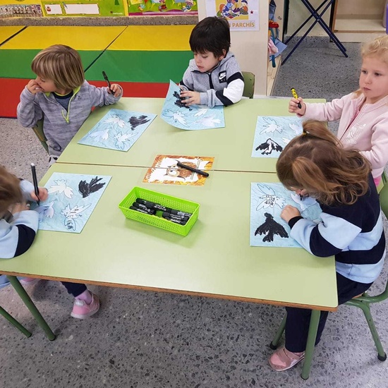 2020_01_31_los buhos preparan el dia de la paz_CEIP FDLR_Las Rozas  2