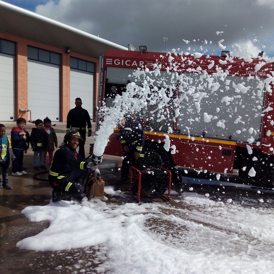 Salida a la estación de bomberos