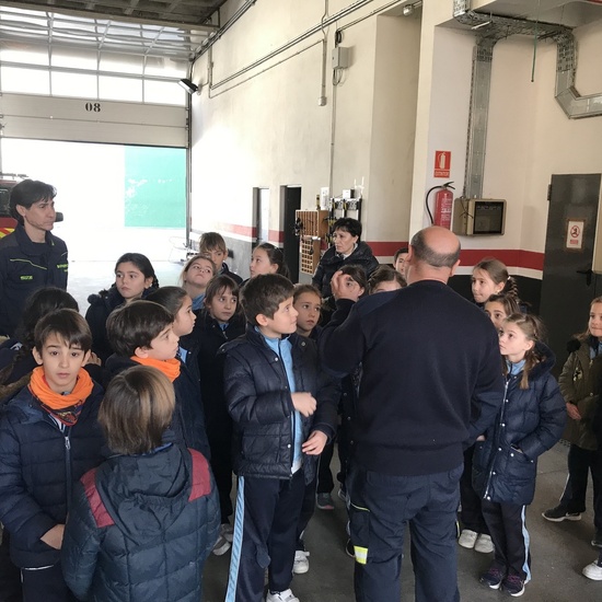 Visita al Parque de Bomberos 15