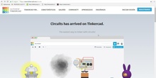 Registro en tinkercad circuits