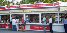 Stands en la Feria del Libro, Madrid