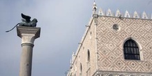 León alado y Palacio Ducal, Venecia