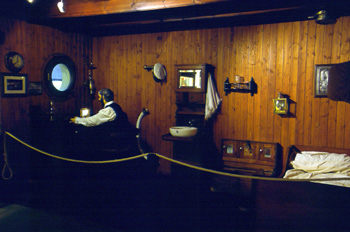Cámara del capitán de un barco de cabotaje, Museo Marítimo de As