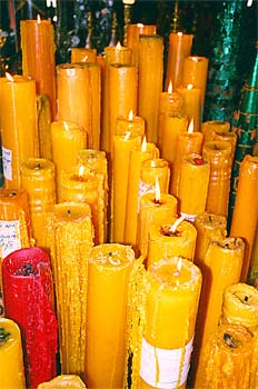 Cirios budistas de oración, Camboya