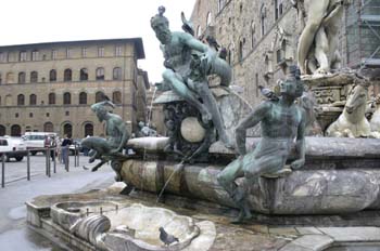 Fuente en Piazza della Signoria, Florencia