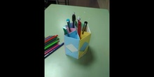 Paper Pencil Holder Project 1st ESO year 2021-2022