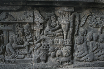 Relieve, Prambanan, Jogyakarta, Indonesia