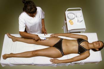 Vendas frías: aplicación de leche limpiadora