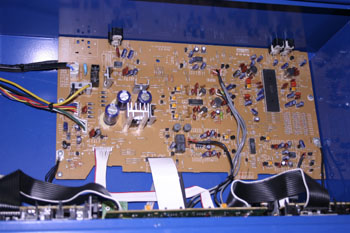 Reproductor de casete. Placa de componentes