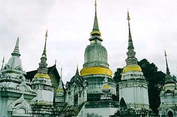 Conjunto de tumbas, Chiang Mai, Tailandia