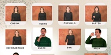 Lengua de signos española en la cocina