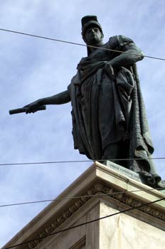 Monumento a Carlo Felice de Saboya, Génova, Italia