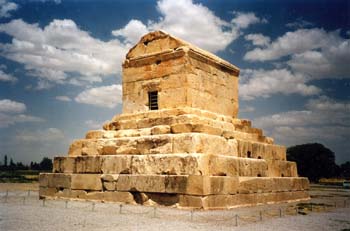 Tumba de Ciro en Pasargada, Irán
