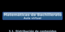 AV 3.1. Distribución de contenidos