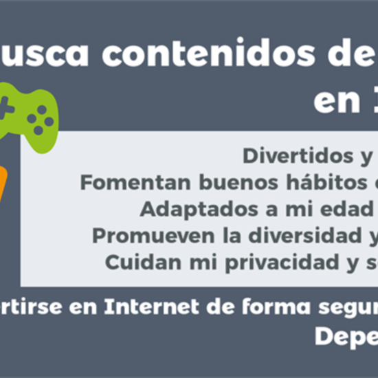 Busca contenido de calidad en internet