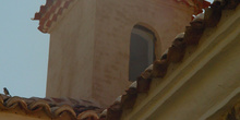 Detalle torre de iglesia en Anchuelo