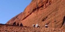 Descanso en los Olgas, Parque Nacional Uluru, Australia