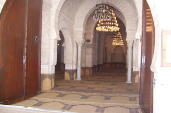 Interior, Gran Mezquita ,Sousse, Túnez