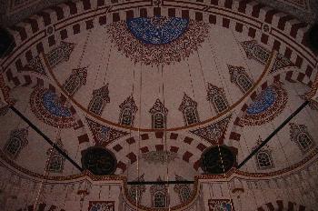 Interior de Sehzade Camii, Estambul, Turquía