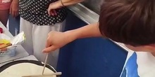Crepes en clase de francés en e IES Juan Ramón Jiménez