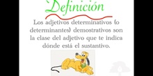ADJETIVOS DETERMINATIVOS DEMOSTRATIVOS