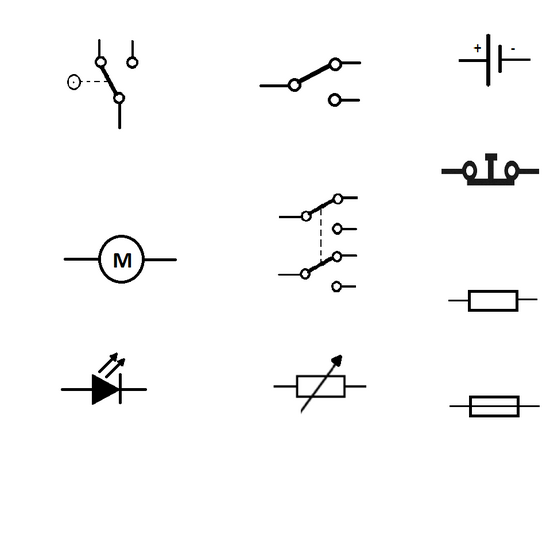 Símbolos electricidad