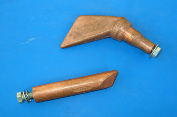 Estañador de maza, punta de cobre