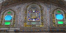 Interior del Mihrimah Camii en Uskudar, Estambul, Turquía