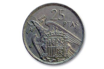 Pesetas  Cruz