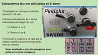 Poner 92 rpm en un torno Pinacho