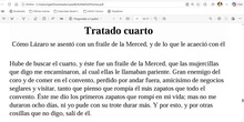 Lengua I Lectura comentada del Lazarillo de Tormes 8 - Tratado cuarto