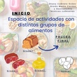 Instrucciones Espacio de Actividades con distintos grupos de alimentos