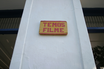 Cartel en una tienda de Paraty, Rio de Janeiro, Brasil