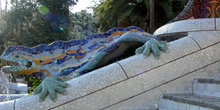 Fuente del Lagarto, Parque Güell, Barcelona