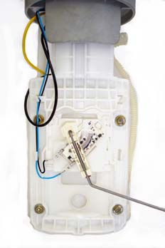 Aforador.  Detalle del indicador de combustible