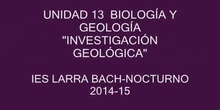 INVESTIGACIÓN GEOLÓGICA