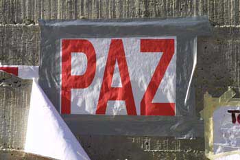 Mensajes de paz en contra de los Atentados del 11-M