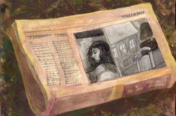 Las niñas: Foto en el periódico de Nuria