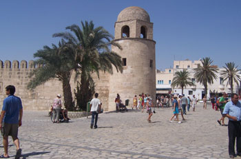 Muro exterior, Gran Mezquita, Sousse, Túnez