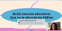  Que no te aburran las M@tes, Apps móviles en clase de M@tes