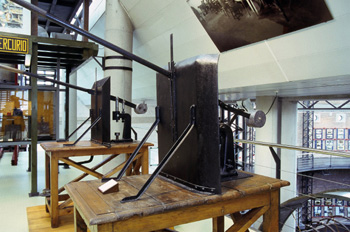 Prensa de detonadores, Museo de la Minería y de la Industria, El