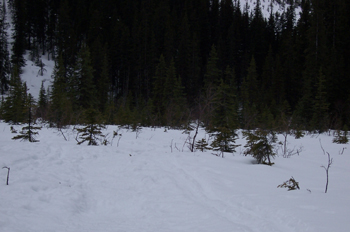 Lago Louise helado, Parque Nacional Banff