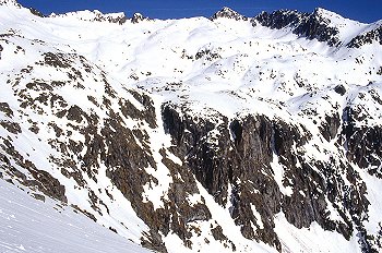 Detalle de cortada en Aiguestortes, Cataluña