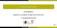 4º BCD Funciones elementales