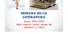 SEMANA DE LA LITERATURA INFANTIL 4 AÑOS 