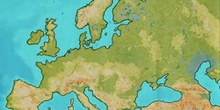 Mapa físico de Europa