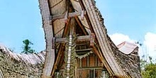 Casa barco Toraja, Sulawesi, Indonesia