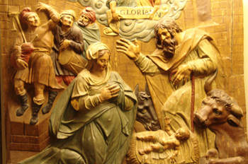 Detalle del retablo de la Catedral de Jaén, Andalucía