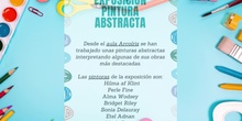 Exposición Pinturas Abstractas. Día del Autismo 2 de abril de 2022. CEIP Séneca (Parla)